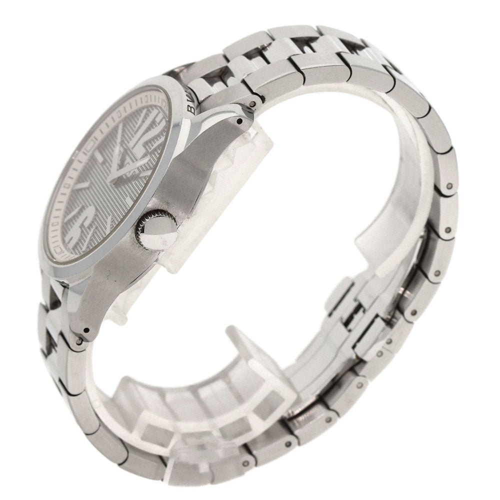 BVLGARI Watches Quartz ST37S Stainless Steel , Stainless Steel Silver Solo tempo Silver dial mens Used Authentic