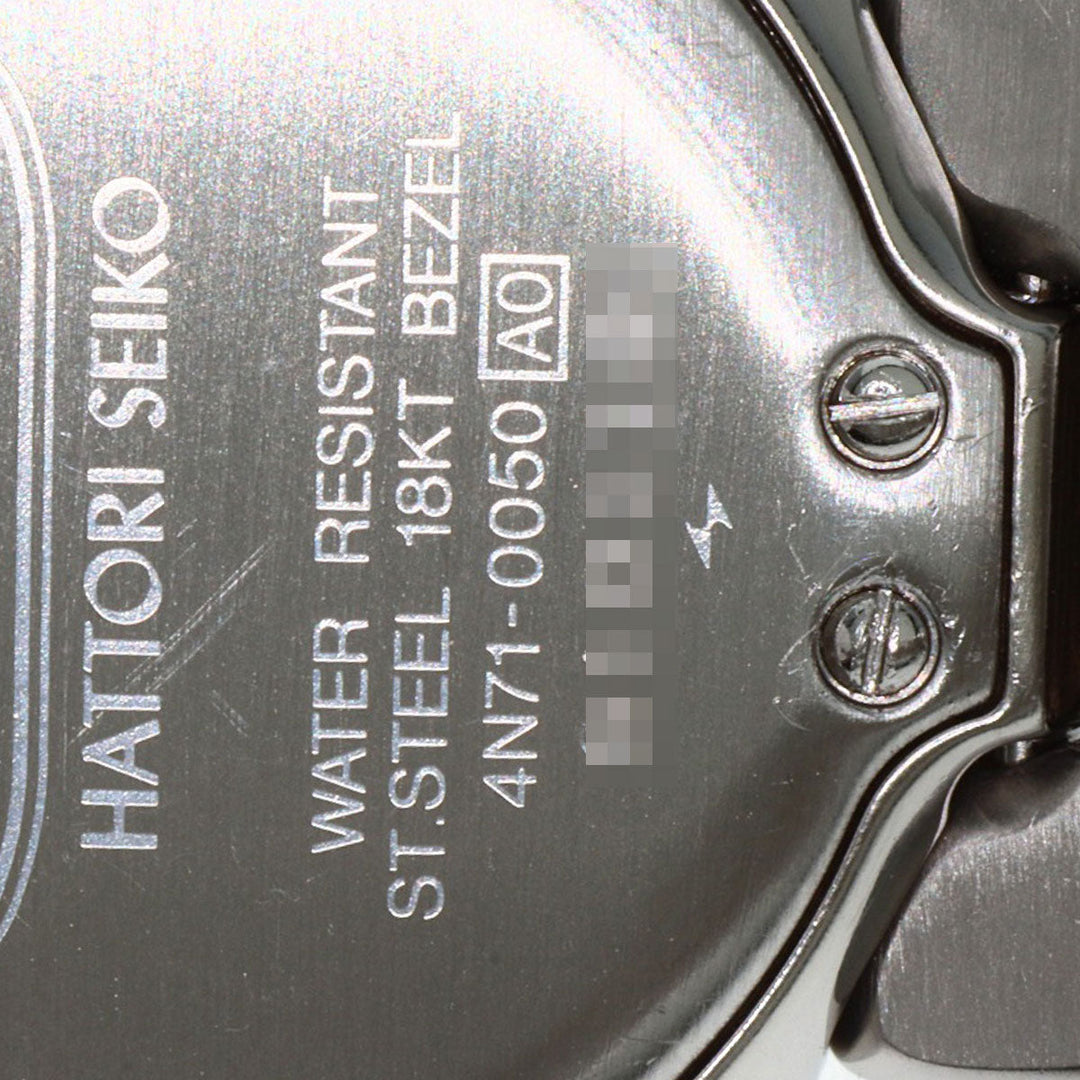 SEIKO Watches Quartz GSAB004 Stainless Steel, SSxK18YG, Diamond Bezel gold CREDOR diamond bezel Ivory dial Women Used Authentic