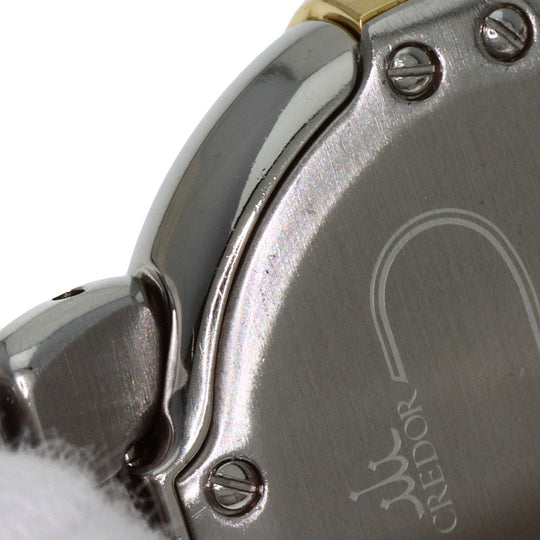 SEIKO Watches Quartz GSAB004 Stainless Steel, SSxK18YG, Diamond Bezel gold CREDOR diamond bezel Ivory dial Women Used Authentic