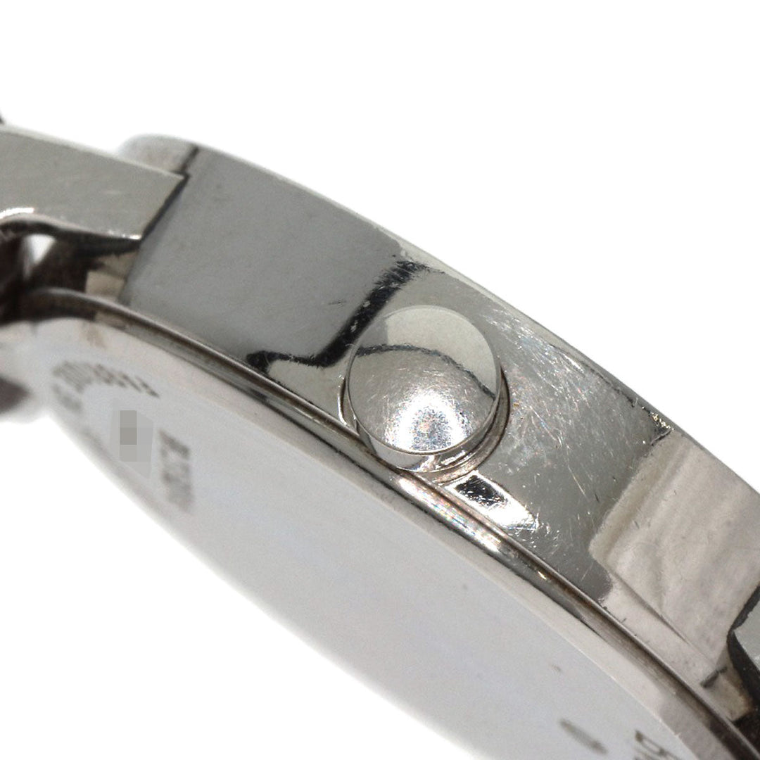 BVLGARI Watches Quartz BB23SLD Stainless Steel, Leather Silver Bulgari Bulgari black dial Women Used Authentic