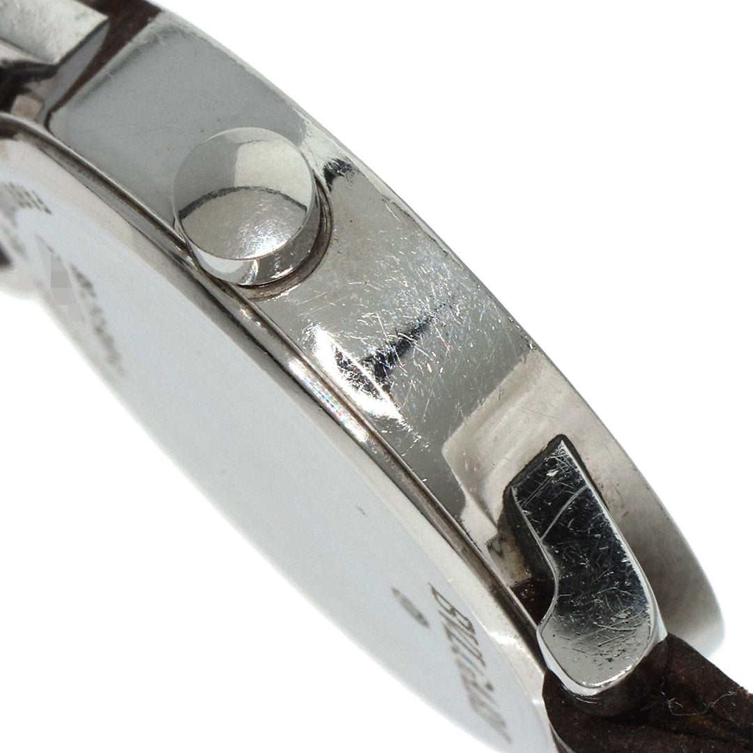 BVLGARI Watches Quartz BB23SLD Stainless Steel, Leather Silver Bulgari Bulgari black dial Women Used Authentic