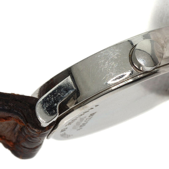 BVLGARI Watches Quartz BB23SLD Stainless Steel, Leather Silver Bulgari Bulgari black dial Women Used Authentic