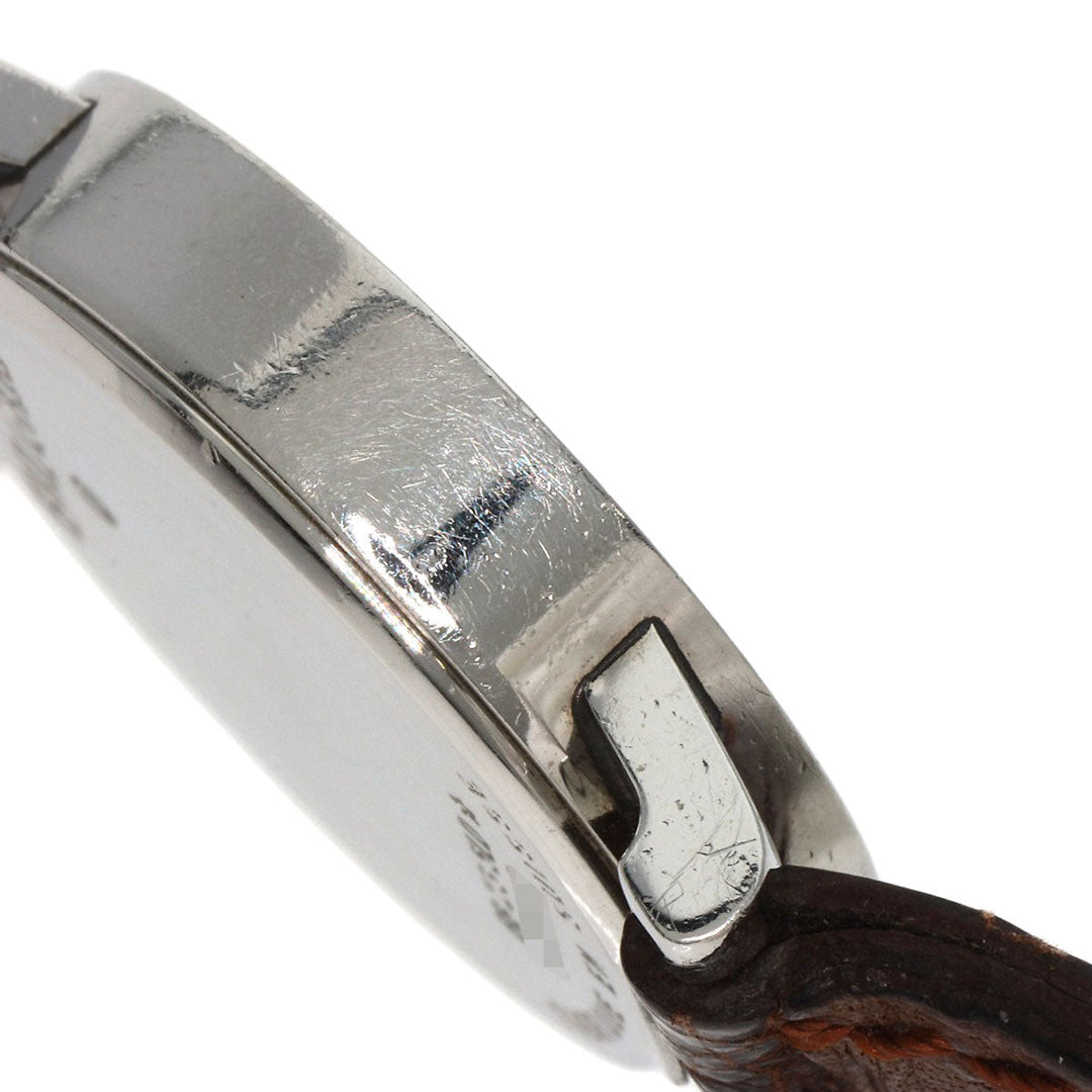 BVLGARI Watches Quartz BB23SLD Stainless Steel, Leather Silver Bulgari Bulgari black dial Women Used Authentic