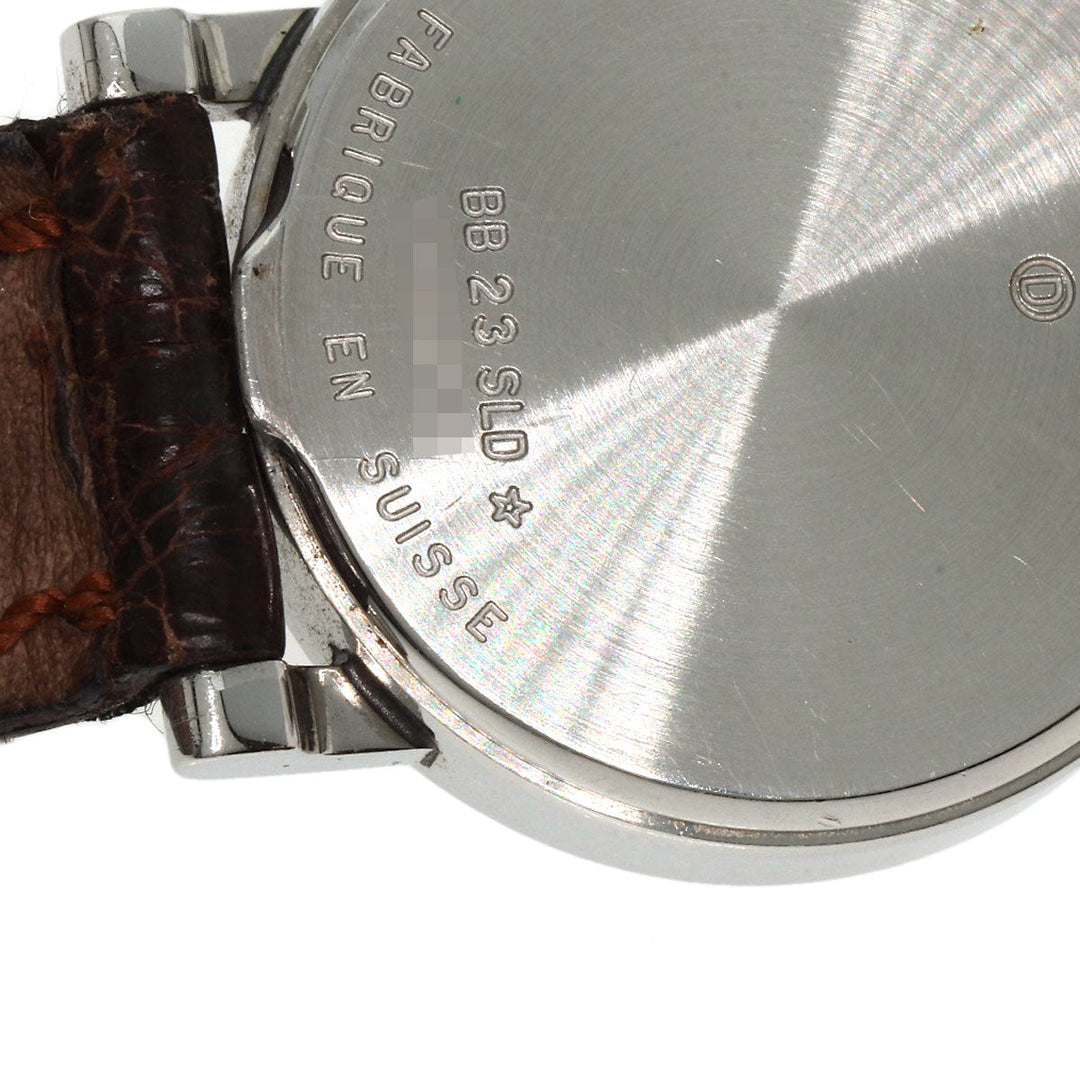 BVLGARI Watches Quartz BB23SLD Stainless Steel, Leather Silver Bulgari Bulgari black dial Women Used Authentic