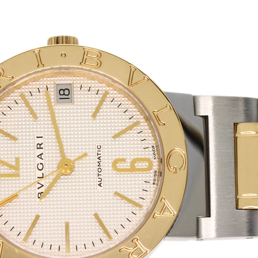 BVLGARI Watches Mechanical Automatic BB33SGD Stainless Steel , SSxK18YG gold Bulgari Bulgari Ivory dial mens Used Authentic
