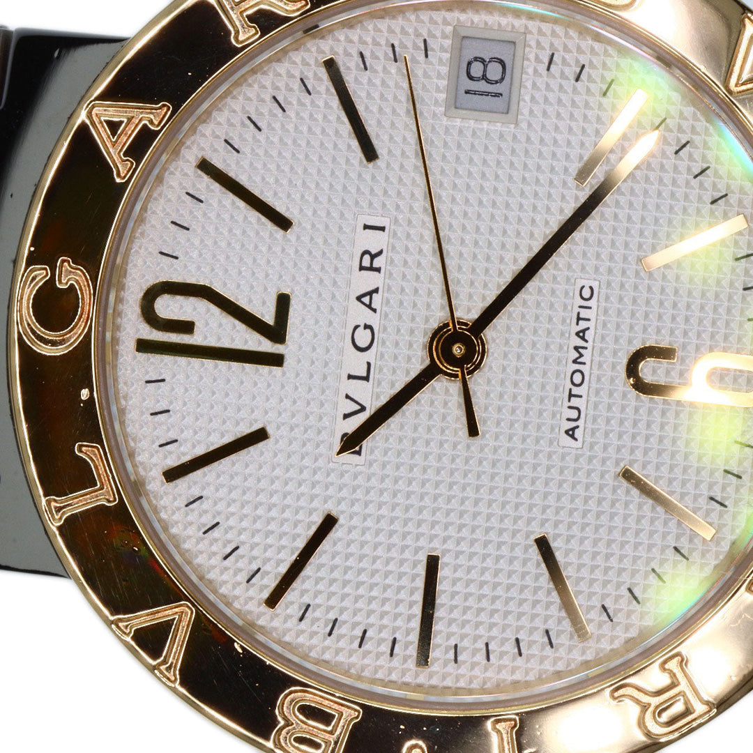 BVLGARI Watches Mechanical Automatic BB33SGD Stainless Steel , SSxK18YG gold Bulgari Bulgari Ivory dial mens Used Authentic