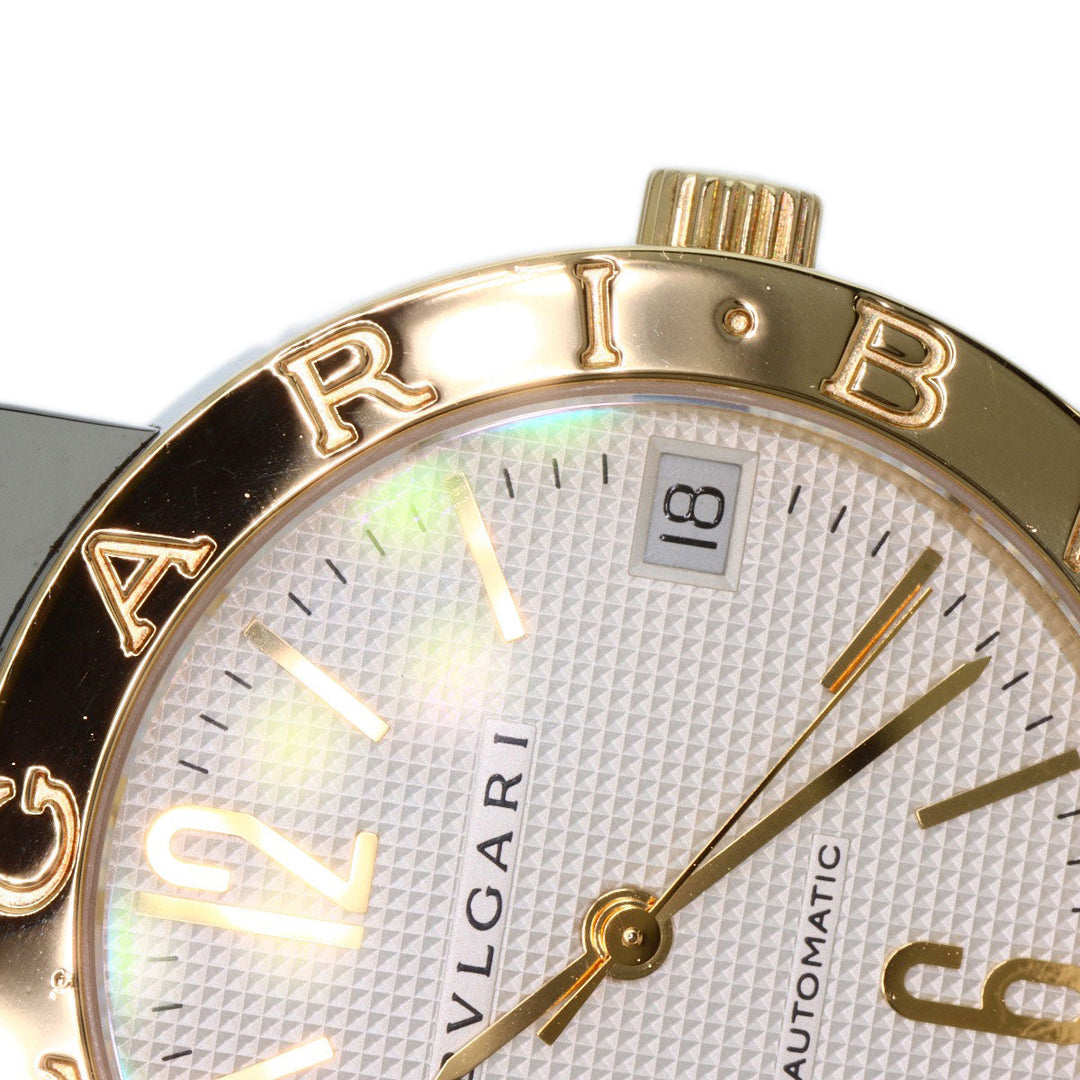 BVLGARI Watches Mechanical Automatic BB33SGD Stainless Steel , SSxK18YG gold Bulgari Bulgari Ivory dial mens Used Authentic