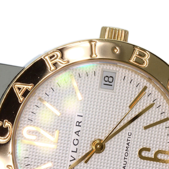 BVLGARI Watches Mechanical Automatic BB33SGD Stainless Steel , SSxK18YG gold Bulgari Bulgari Ivory dial mens Used Authentic