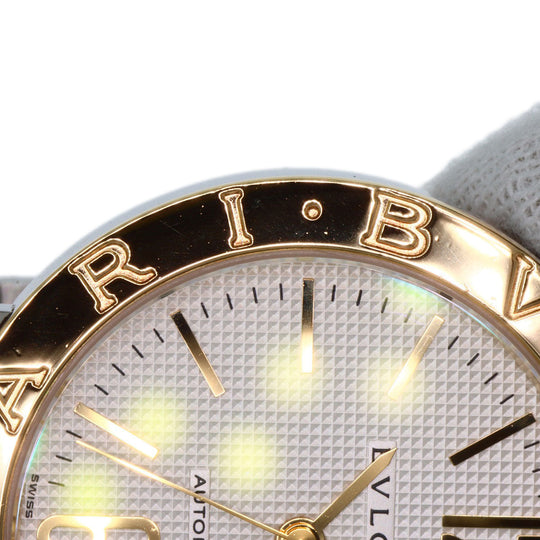 BVLGARI Watches Mechanical Automatic BB33SGD Stainless Steel , SSxK18YG gold Bulgari Bulgari Ivory dial mens Used Authentic