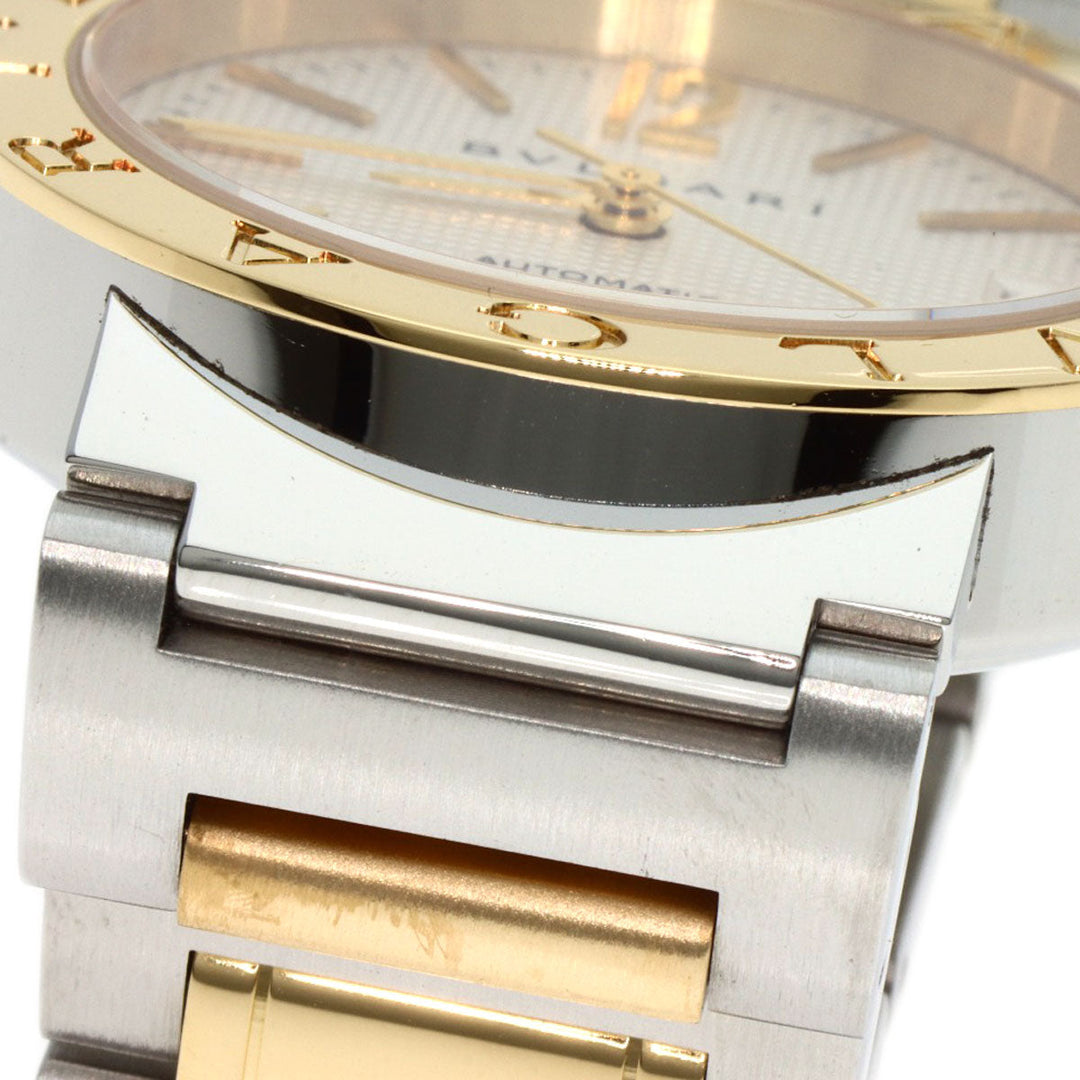 BVLGARI Watches Mechanical Automatic BB33SGD Stainless Steel , SSxK18YG gold Bulgari Bulgari Ivory dial mens Used Authentic