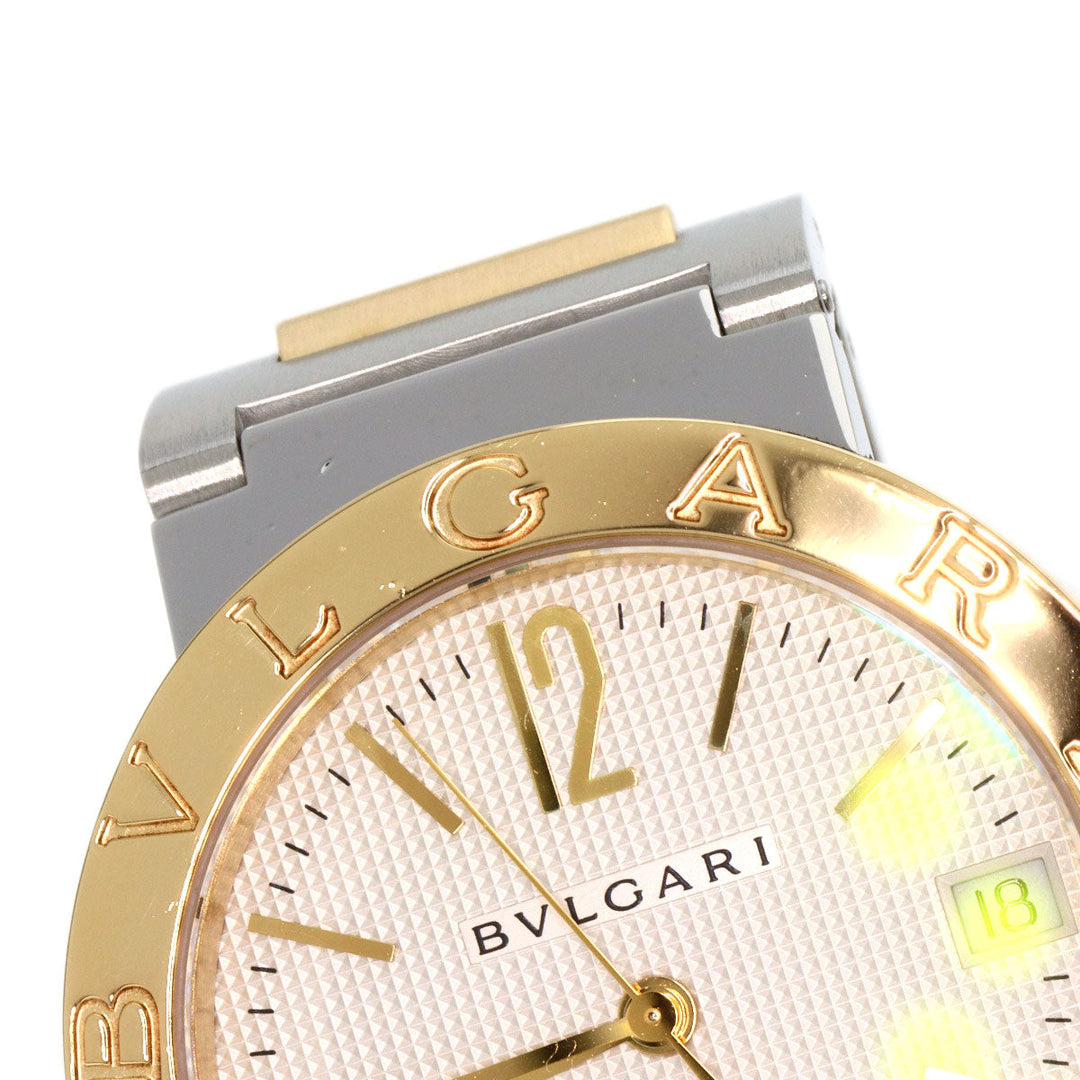 BVLGARI Watches Mechanical Automatic BB33SGD Stainless Steel , SSxK18YG gold Bulgari Bulgari Ivory dial mens Used Authentic