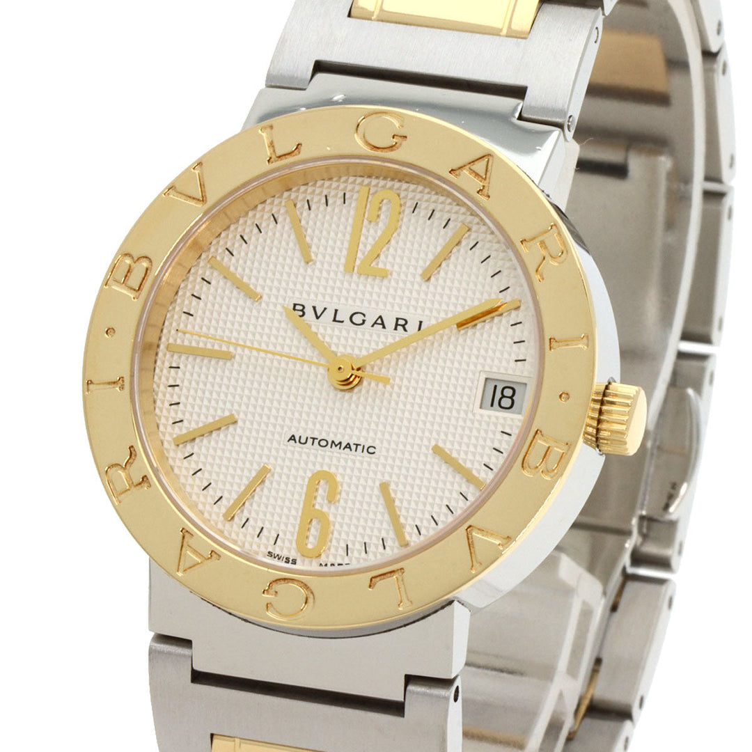 BVLGARI Watches Mechanical Automatic BB33SGD Stainless Steel , SSxK18YG gold Bulgari Bulgari Ivory dial mens Used Authentic