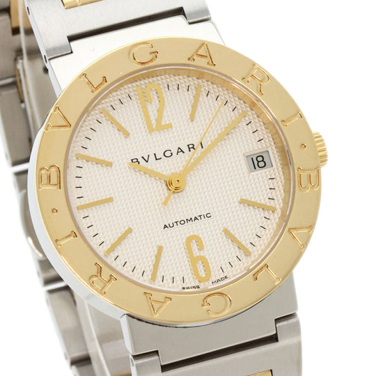 BVLGARI Watches Mechanical Automatic BB33SGD Stainless Steel , SSxK18YG gold Bulgari Bulgari Ivory dial mens Used Authentic