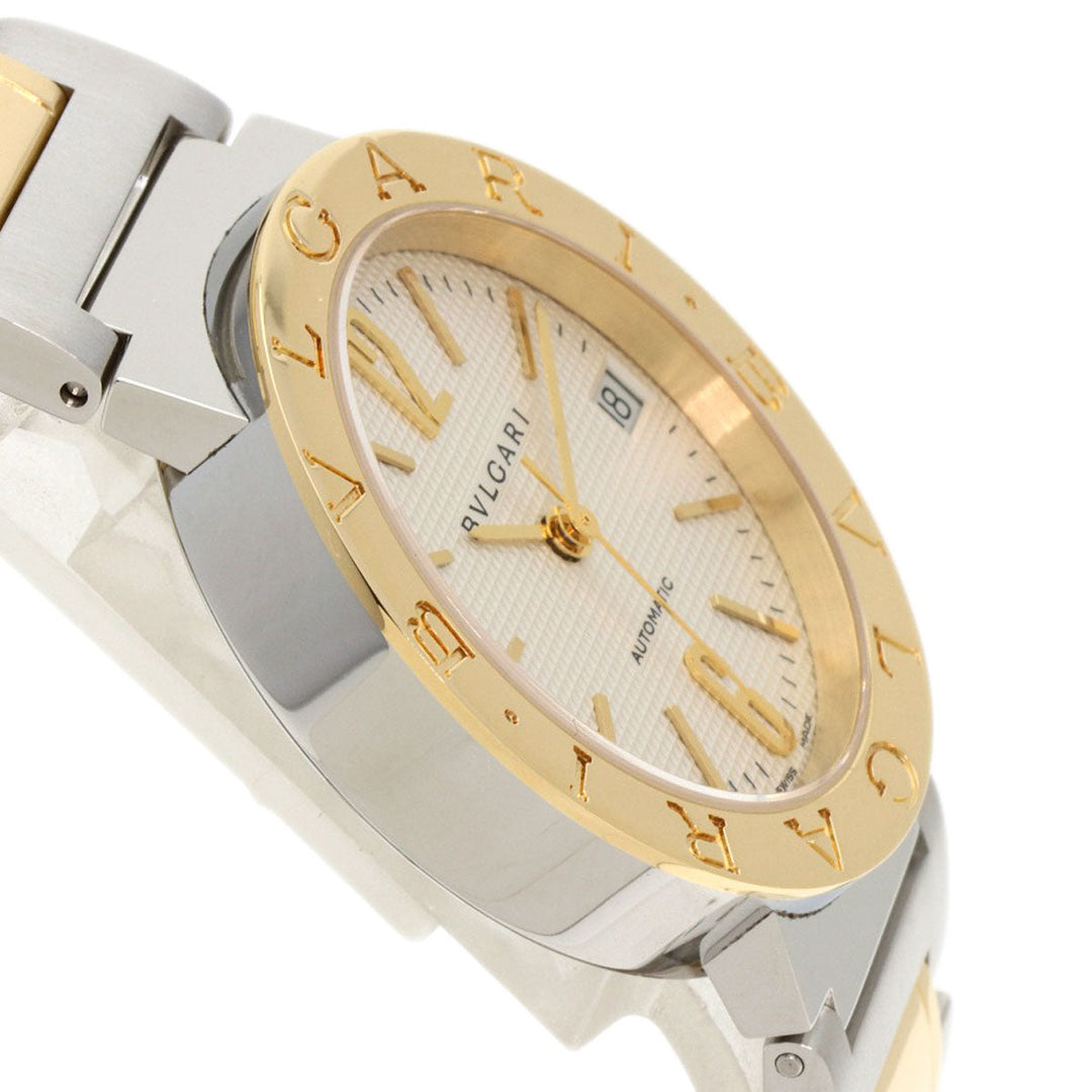 BVLGARI Watches Mechanical Automatic BB33SGD Stainless Steel , SSxK18YG gold Bulgari Bulgari Ivory dial mens Used Authentic