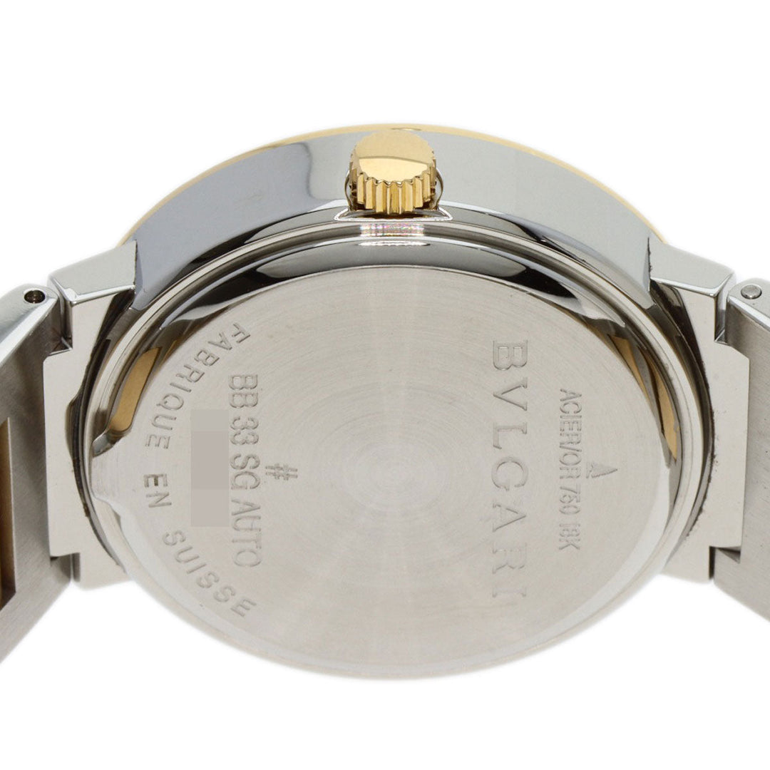 BVLGARI Watches Mechanical Automatic BB33SGD Stainless Steel , SSxK18YG gold Bulgari Bulgari Ivory dial mens Used Authentic