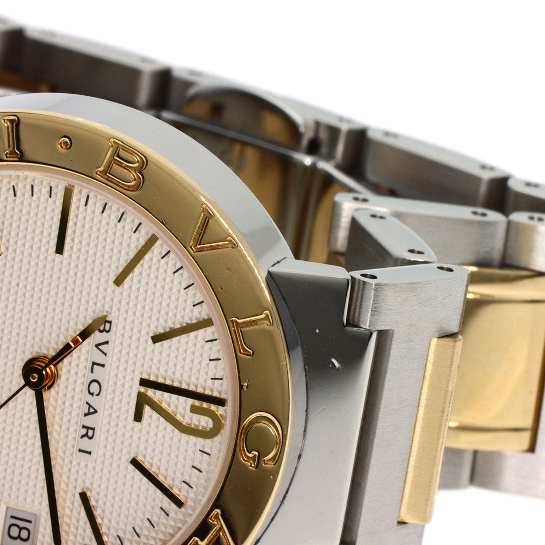 BVLGARI Watches Mechanical Automatic BB33SGD Stainless Steel , SSxK18YG gold Bulgari Bulgari Ivory dial mens Used Authentic