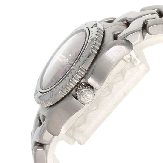 TAG HEUER Watches Quartz WT141F Stainless Steel , Stainless Steel Silver Link date Pink shell dial Women Used Authentic