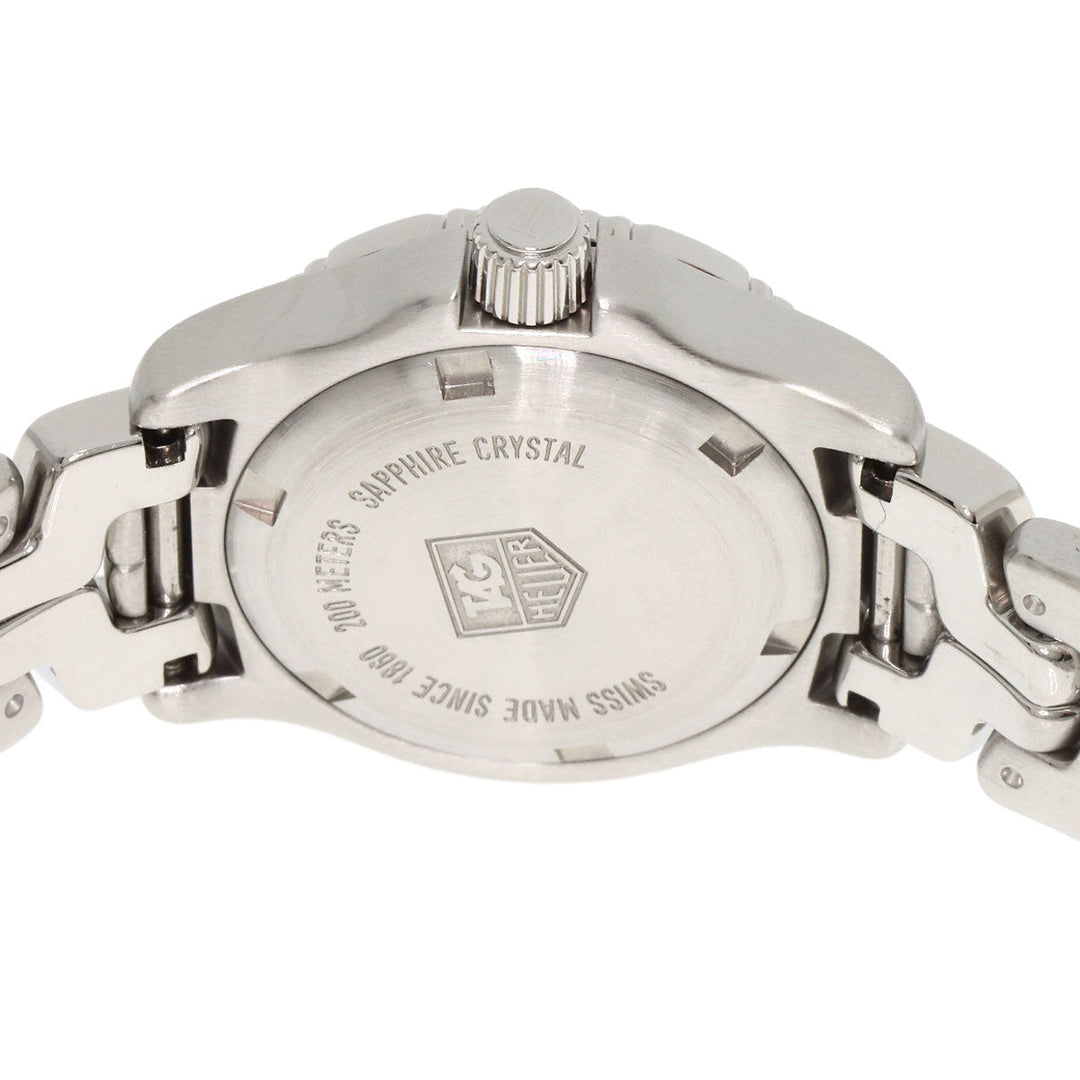 TAG HEUER Watches Quartz WT141F Stainless Steel , Stainless Steel Silver Link date Pink shell dial Women Used Authentic