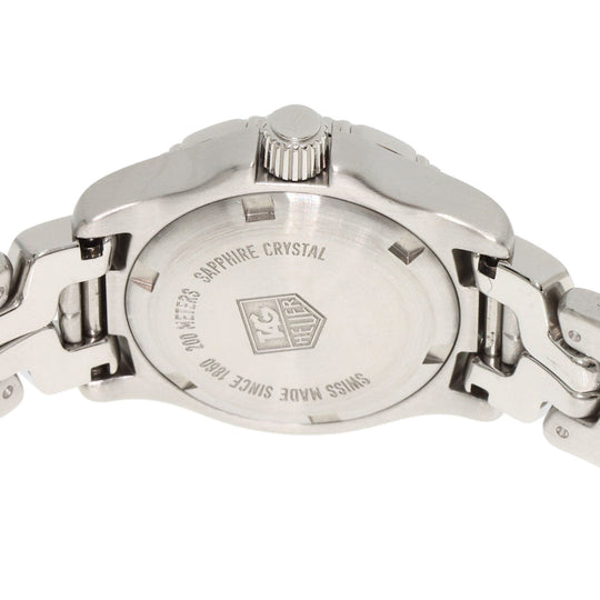 TAG HEUER Watches Quartz WT141F Stainless Steel , Stainless Steel Silver Link date Pink shell dial Women Used Authentic