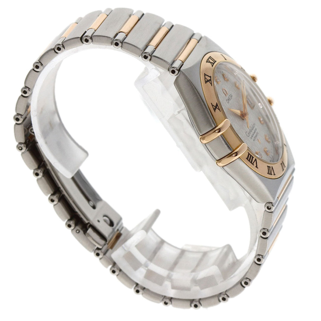 OMEGA Watches Mechanical Automatic 1304.35 Stainless Steel gold Constellation 11P Diamond 50th Anniversary Model Silver dial