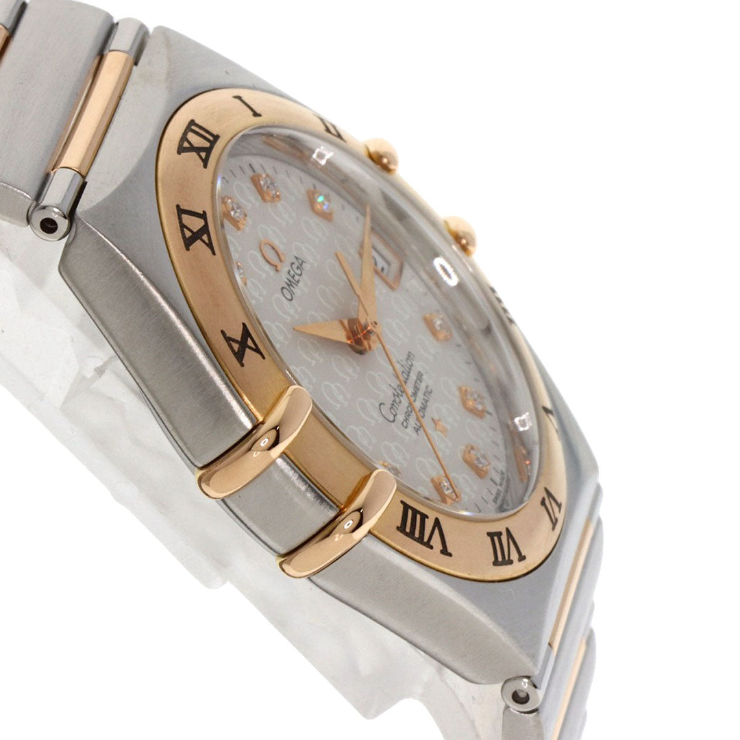 OMEGA Watches Mechanical Automatic 1304.35 Stainless Steel gold Constellation 11P Diamond 50th Anniversary Model Silver dial