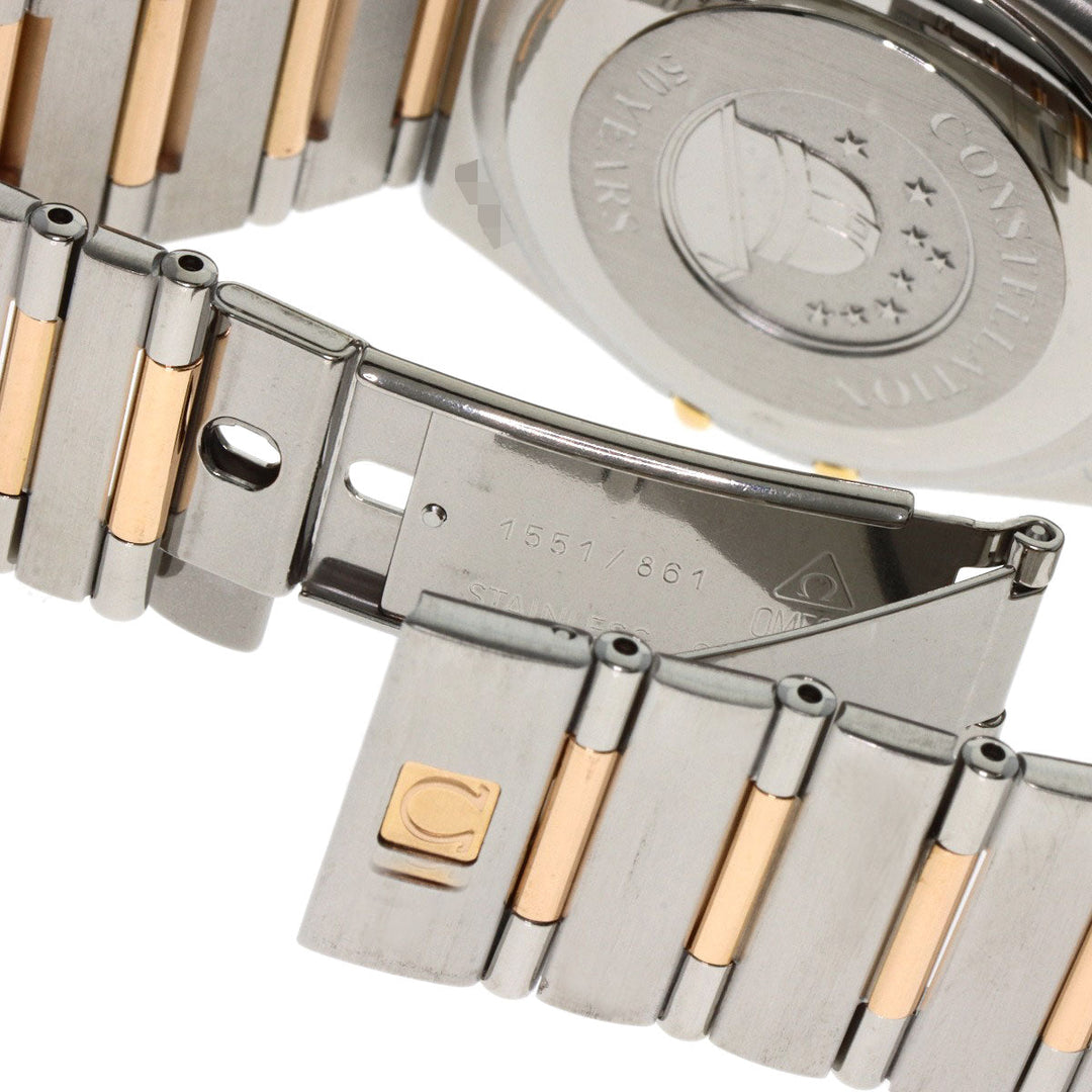 OMEGA Watches Mechanical Automatic 1304.35 Stainless Steel gold Constellation 11P Diamond 50th Anniversary Model Silver dial