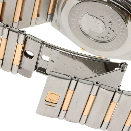 OMEGA Watches Mechanical Automatic 1304.35 Stainless Steel gold Constellation 11P Diamond 50th Anniversary Model Silver dial
