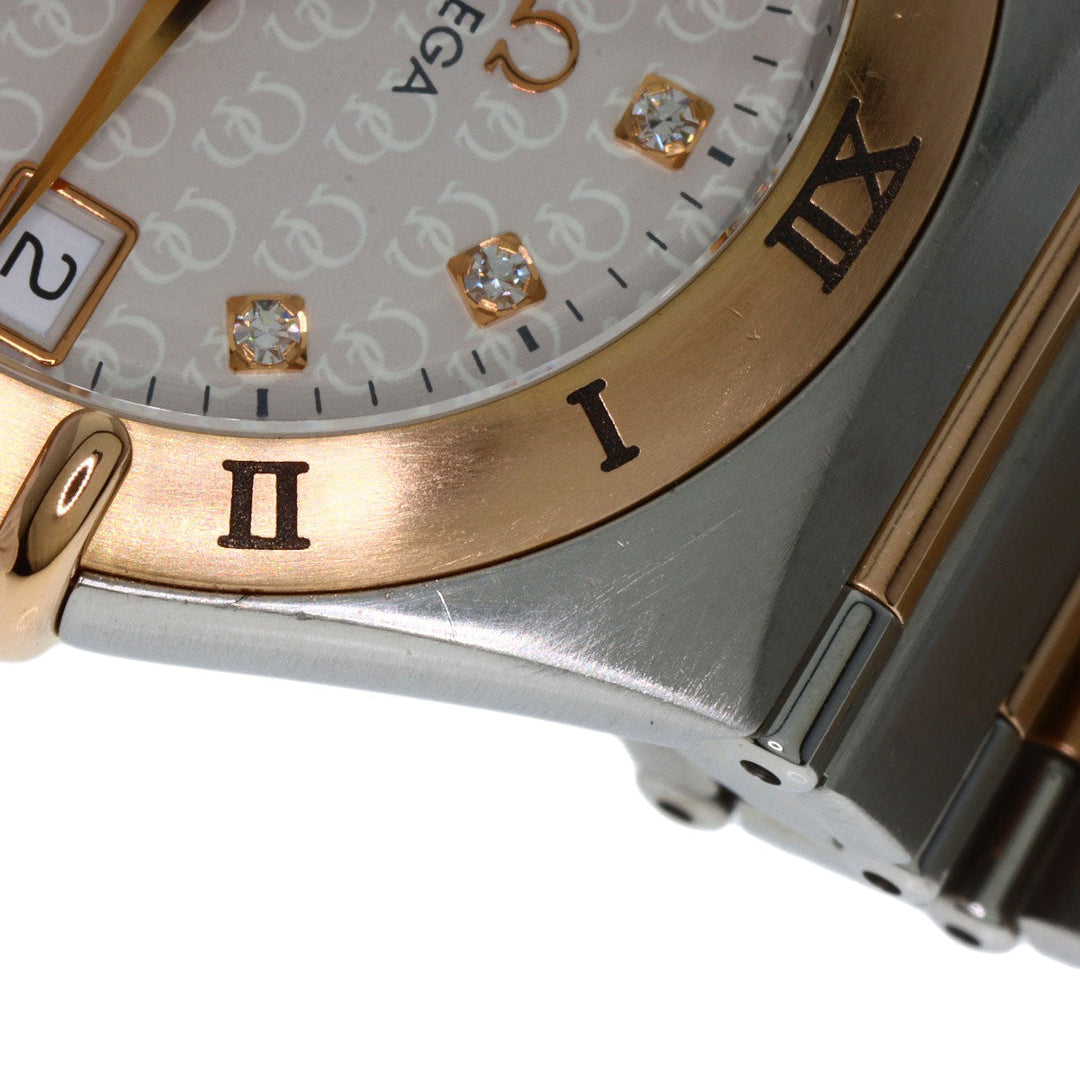 OMEGA Watches Mechanical Automatic 1304.35 Stainless Steel gold Constellation 11P Diamond 50th Anniversary Model Silver dial