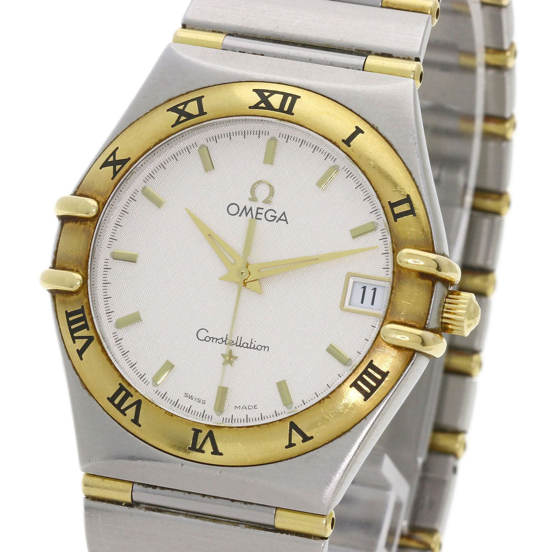 OMEGA Watches Quartz 1312.30 Stainless Steel , SSxK18YG gold Constellation Ivory dial mens Used Authentic