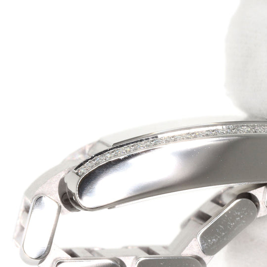 CARTIER Watches Quartz W4TA0008 Stainless Steel, Stainless Steel, Diamond Silver Tank Francaise SM Diamond Silver dial Women Used Authentic
