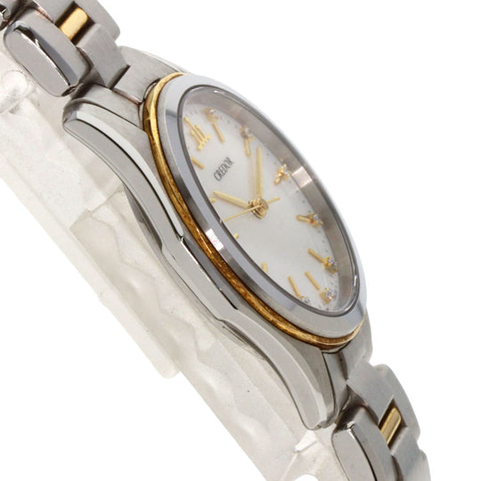 SEIKO Watches Quartz GSAS058 Stainless Steel , SSxK18YG gold CREDOR Signo GSAS058 Ivory dial Women Used Authentic