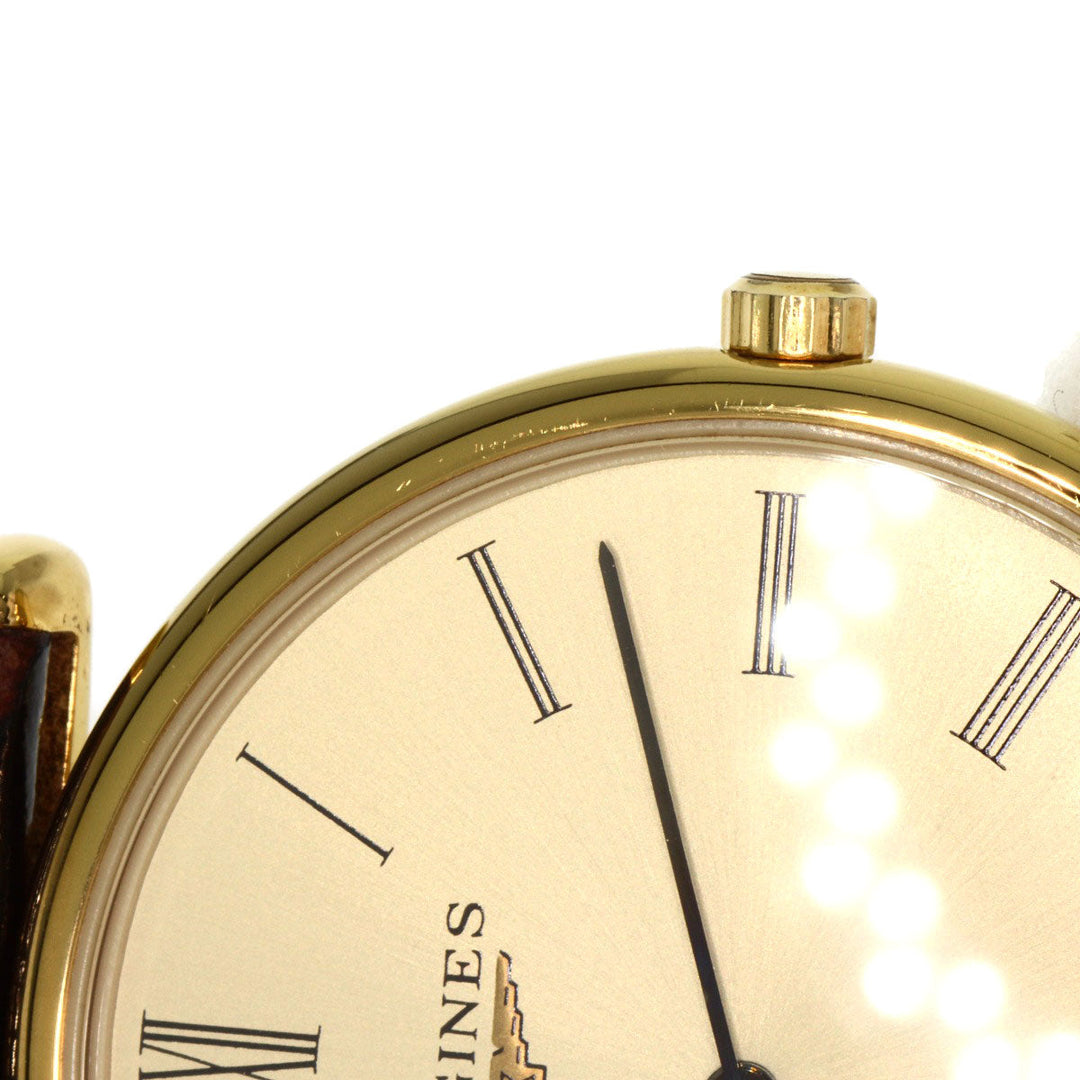 LONGINES Watches Quartz L4.503.2 Gold Plated gold Grand classic gold dial