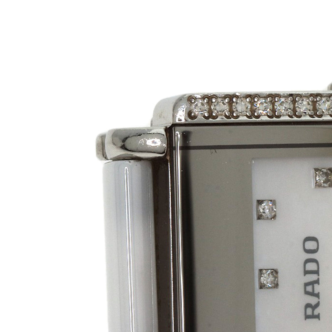 RADO Watches Quartz 153.0430.3 Stainless Steel, SSxCeramic Silver Diastar White shell dial Women Used Authentic