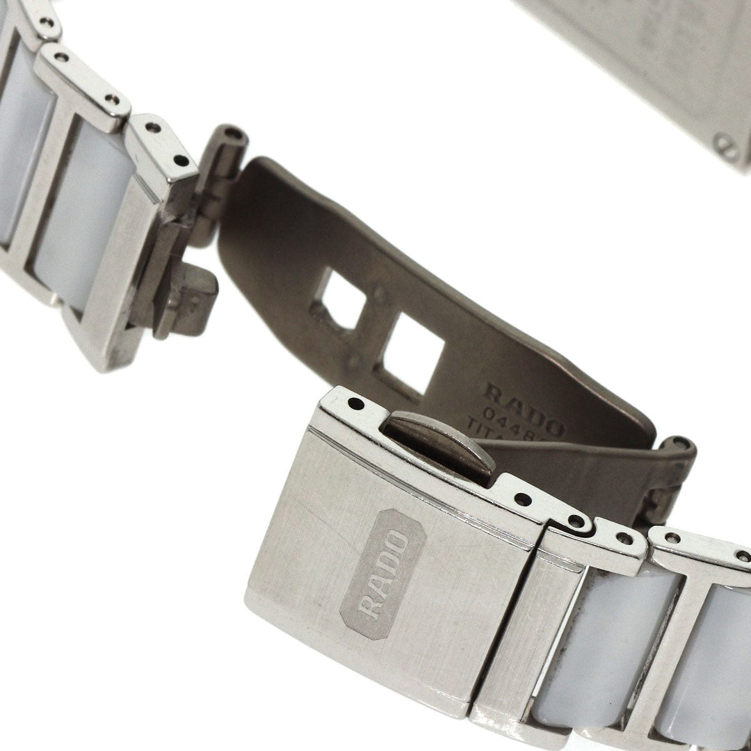RADO Watches Quartz 153.0430.3 Stainless Steel, SSxCeramic Silver Diastar White shell dial Women Used Authentic