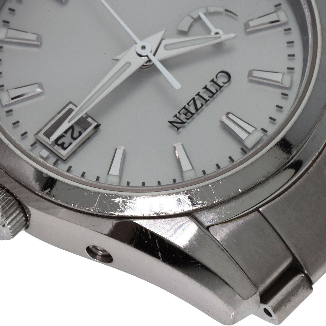 CITIZEN Watches Eco Drive A010-T017983 AQ1000-58A Stainless Steel , Stainless Steel Silver The citizen Silver dial mens Used Authentic