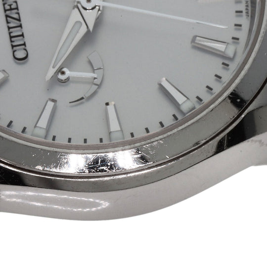 CITIZEN Watches Eco Drive A010-T017983 AQ1000-58A Stainless Steel , Stainless Steel Silver The citizen Silver dial mens Used Authentic