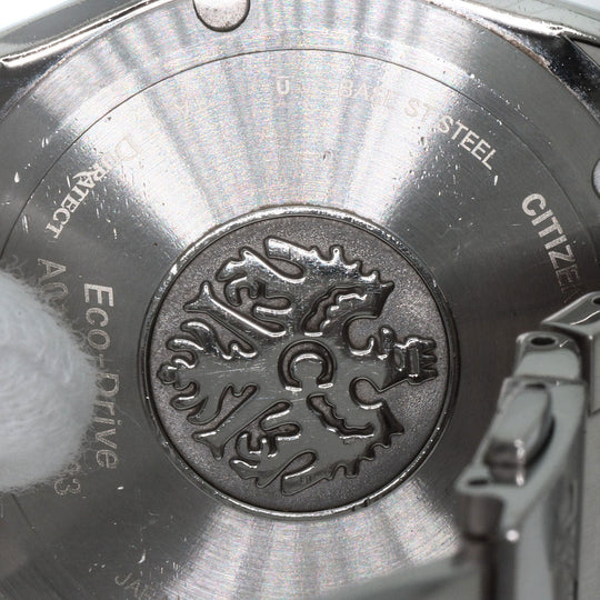 CITIZEN Watches Eco Drive A010-T017983 AQ1000-58A Stainless Steel , Stainless Steel Silver The citizen Silver dial mens Used Authentic