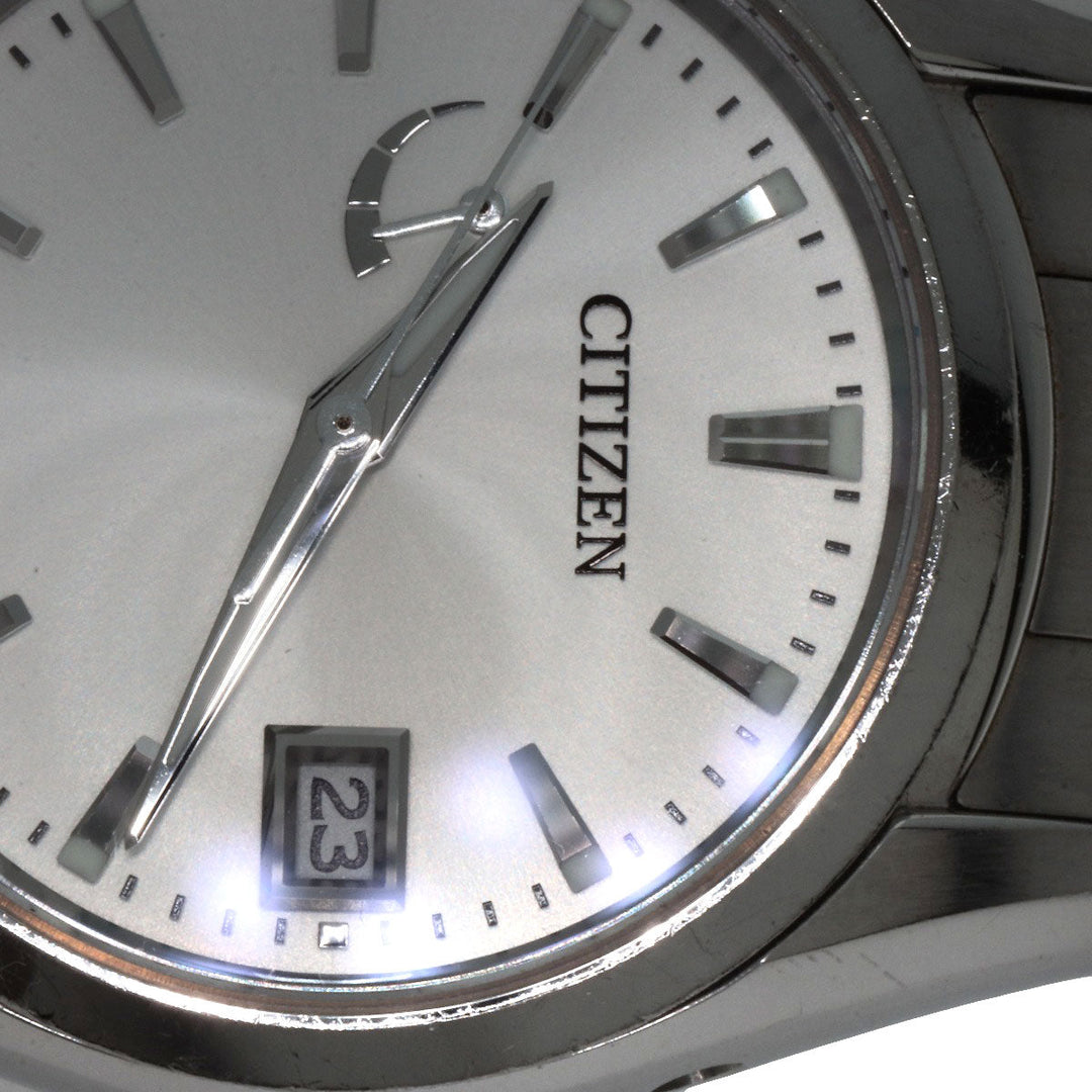 CITIZEN Watches Eco Drive A010-T017983 AQ1000-58A Stainless Steel , Stainless Steel Silver The citizen Silver dial mens Used Authentic