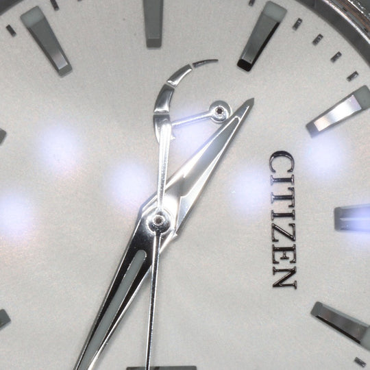CITIZEN Watches Eco Drive A010-T017983 AQ1000-58A Stainless Steel , Stainless Steel Silver The citizen Silver dial mens Used Authentic