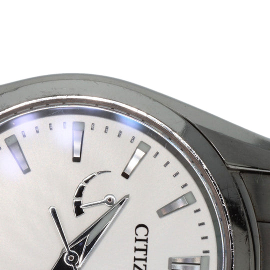 CITIZEN Watches Eco Drive A010-T017983 AQ1000-58A Stainless Steel , Stainless Steel Silver The citizen Silver dial mens Used Authentic