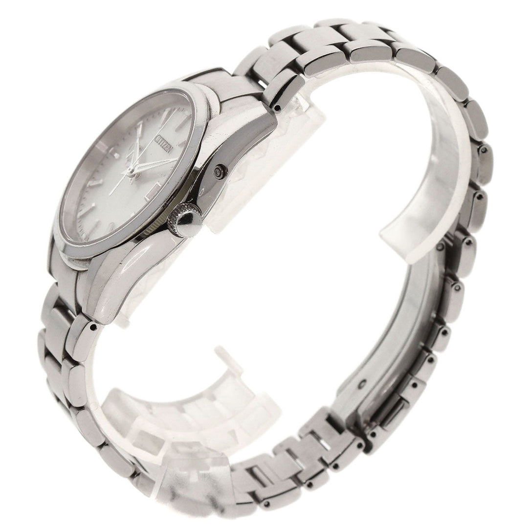 CITIZEN Watches Eco Drive A010-T017983 AQ1000-58A Stainless Steel , Stainless Steel Silver The citizen Silver dial mens Used Authentic