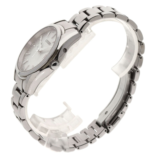 CITIZEN Watches Eco Drive A010-T017983 AQ1000-58A Stainless Steel , Stainless Steel Silver The citizen Silver dial mens Used Authentic