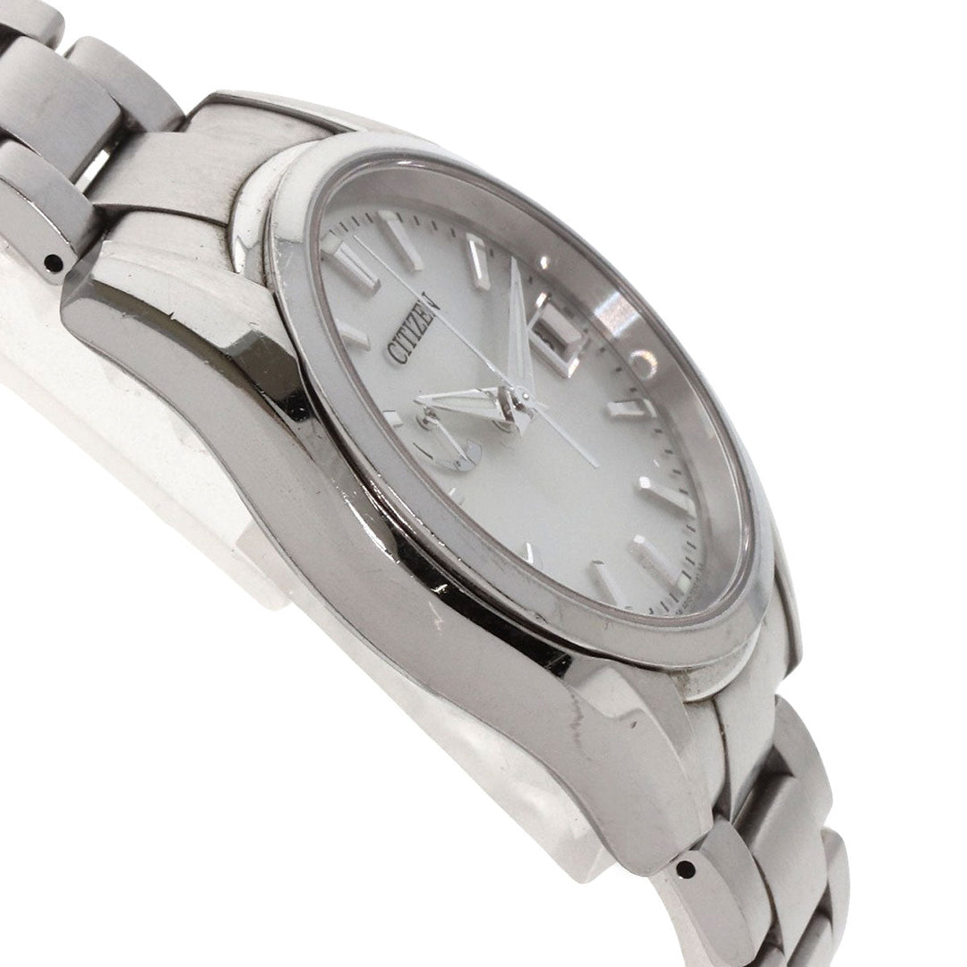 CITIZEN Watches Eco Drive A010-T017983 AQ1000-58A Stainless Steel , Stainless Steel Silver The citizen Silver dial mens Used Authentic
