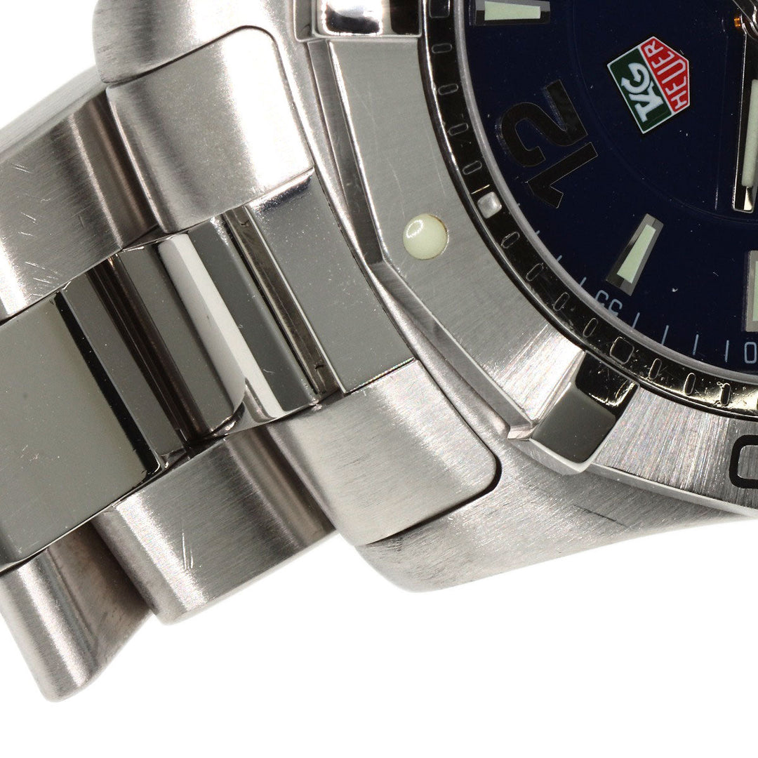 TAG HEUER Watches Quartz WAF1113 Stainless Steel Silver Aqua racer Navy dial