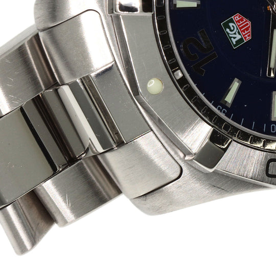 TAG HEUER Watches Quartz WAF1113 Stainless Steel Silver Aqua racer Navy dial
