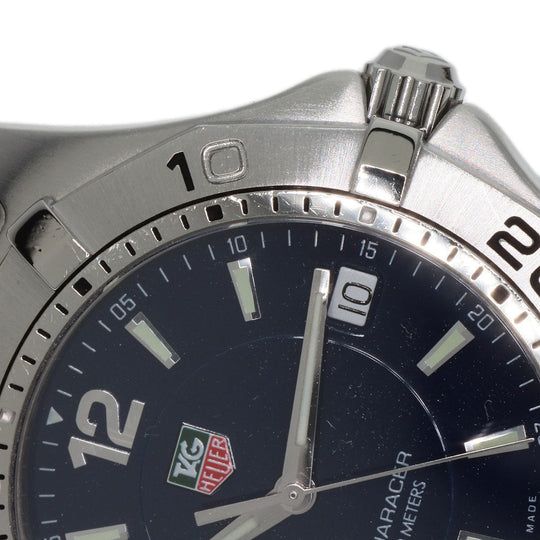 TAG HEUER Watches Quartz WAF1113 Stainless Steel Silver Aqua racer Navy dial