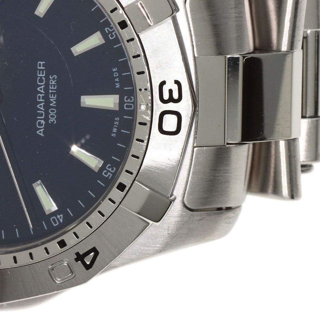 TAG HEUER Watches Quartz WAF1113 Stainless Steel Silver Aqua racer Navy dial