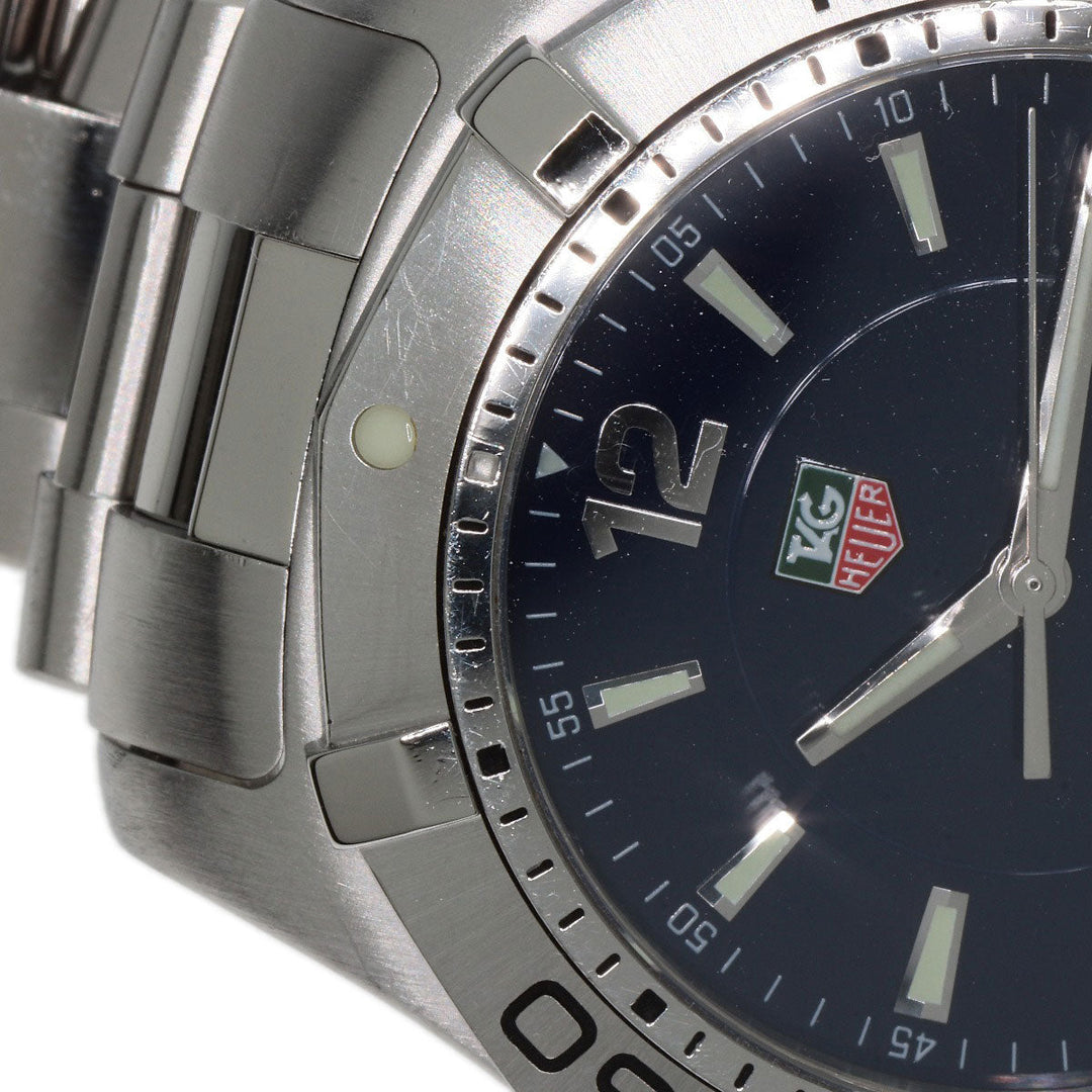 TAG HEUER Watches Quartz WAF1113 Stainless Steel Silver Aqua racer Navy dial