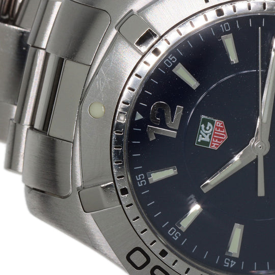 TAG HEUER Watches Quartz WAF1113 Stainless Steel Silver Aqua racer Navy dial
