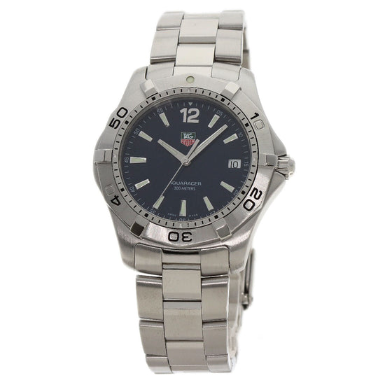 TAG HEUER Watches Quartz WAF1113 Stainless Steel Silver Aqua racer Navy dial